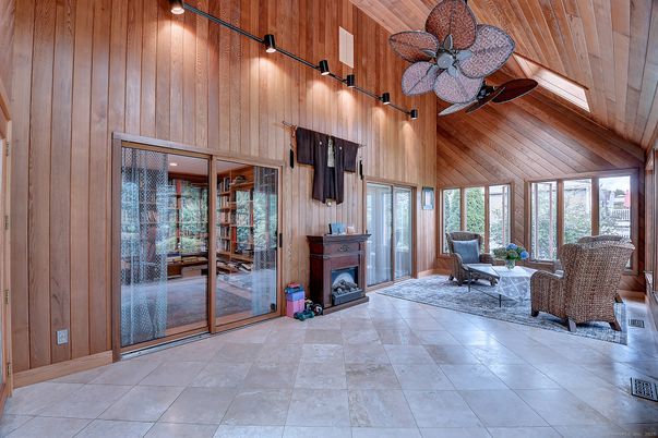 Fireplace, Interior, Living room, Wooden Ceilings, Wooden Walls