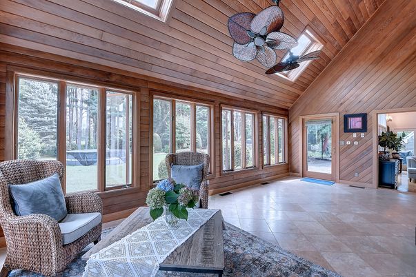 Interior, Living room, Wooden Ceilings, Wooden Walls