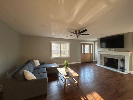 Fireplace, Interior, Living room, Wood Texture Flooring