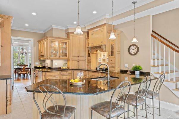 Dining room, Interior, Kitchen, Pendant Lights, Recessed Lighting