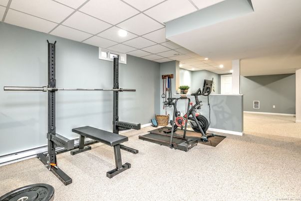 Fitness Equipment, Interior, Recessed Lighting