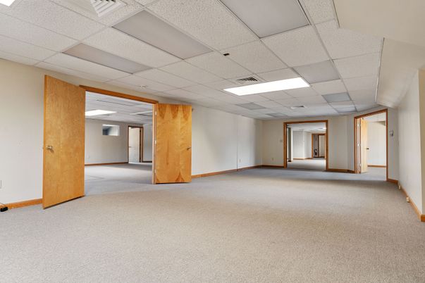 Empty room, Interior, Recessed Lighting