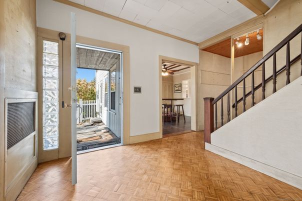 Dining room, Interior, Wood Texture Flooring