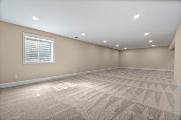 Empty room, Interior, Recessed Lighting
