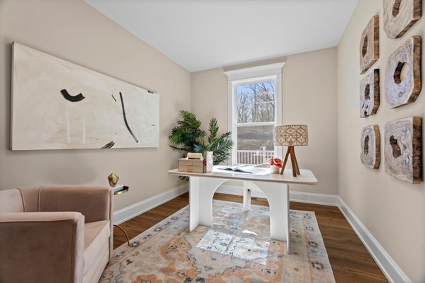 Home Office, Interior, Wood Texture Flooring
