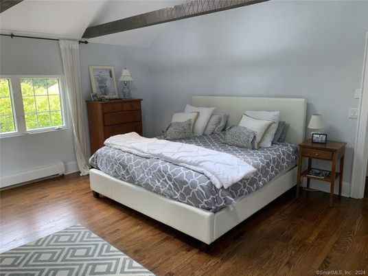 Bedroom, Interior, Wooden Beams, Wood Texture Flooring
