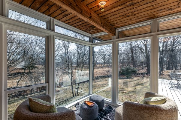Interior, Sun Room, Wooden Beams, Wooden Ceilings