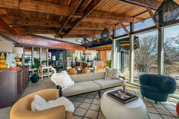 Dining room, Interior, Living room, Wooden Beams, Wooden Ceilings