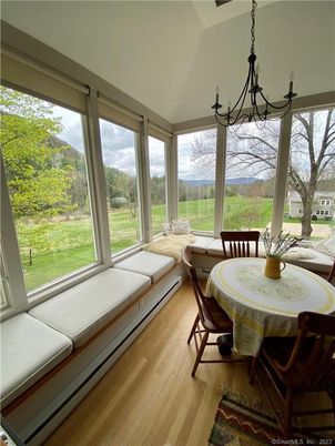 Chandelier, Dining room, Interior, Sun Room, Wood Texture Flooring