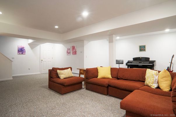 Interior, Living room, Piano, Recessed Lighting