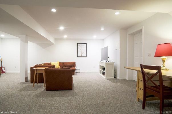 Interior, Living room, Recessed Lighting