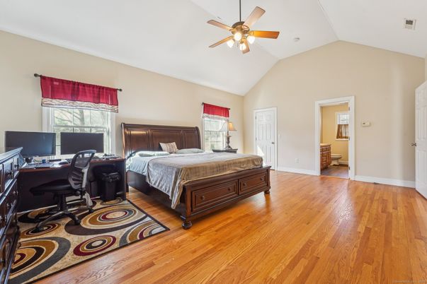 Bedroom, Home Office, Interior, Wood Texture Flooring
