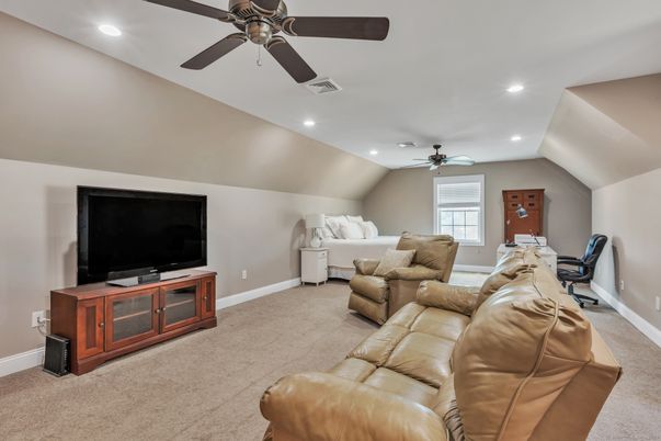 Interior, Living room, Recessed Lighting