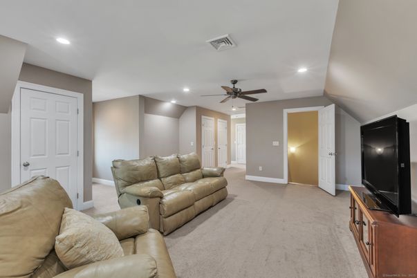 Interior, Living room, Recessed Lighting