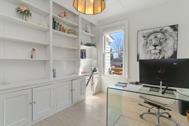 Home Office, Interior, Wood Texture Flooring
