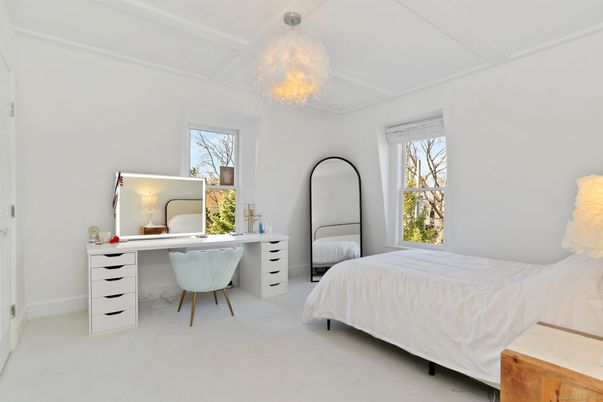 Bedroom, Chandelier, Home Office, Interior