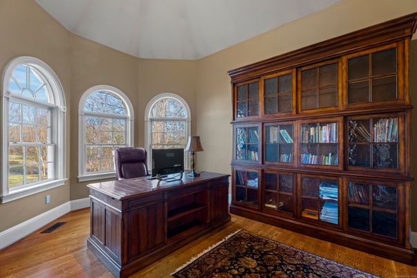 Home Office, Interior, Wood Texture Flooring