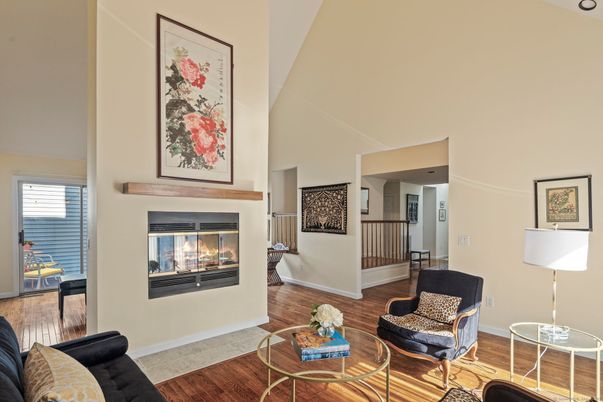 Fireplace, Interior, Living room, Wood Texture Flooring