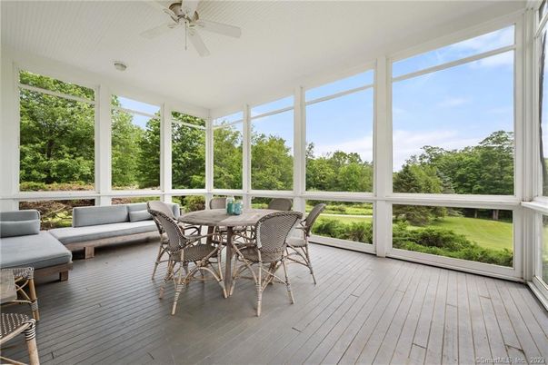 Dining room, Interior, Sun Room, Wood Texture Flooring