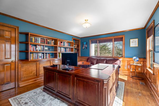Home Office, Interior, Wood Texture Flooring