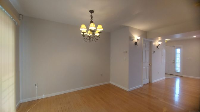 Chandelier, Empty room, Interior, Wood Texture Flooring