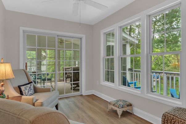 Interior, Sun Room, Wood Texture Flooring