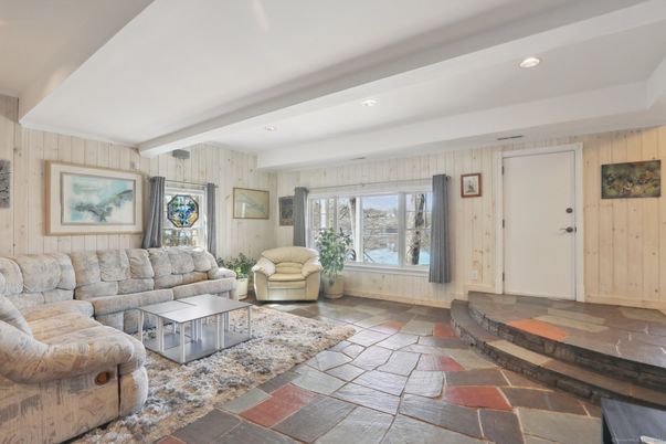 Interior, Living room, Recessed Lighting