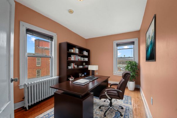 Home Office, Interior, Wood Texture Flooring