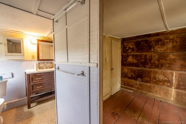 Bathroom, Interior, Wood Texture Flooring