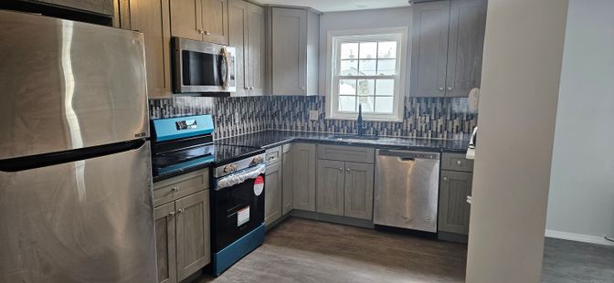 Interior, Kitchen, Wood Texture Flooring