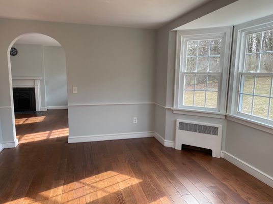 Empty room, Fireplace, Interior, Wood Texture Flooring