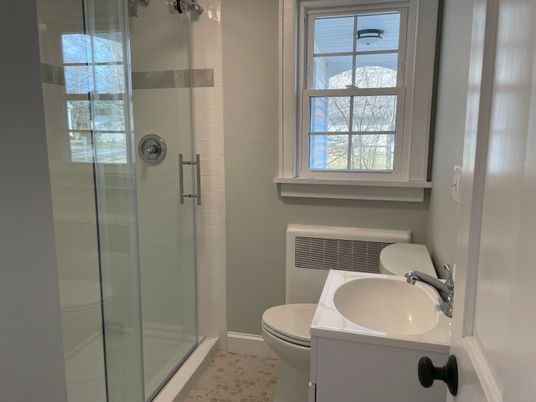 Bathroom, Glass Shower, Interior