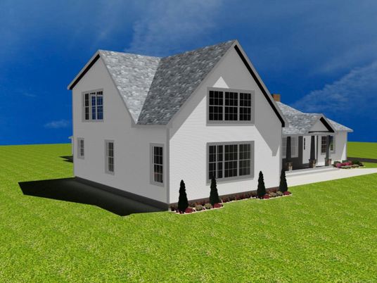 Backyard, Exterior, Facade, Farmhouse