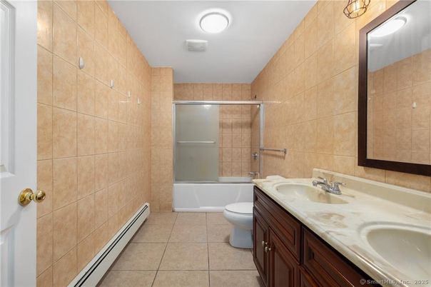 Bathroom, Dual Sink Vanities, Glass Shower, Interior