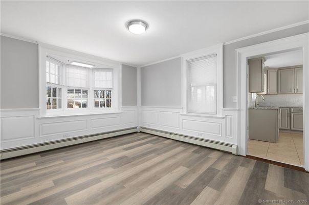 Empty room, Interior, Kitchen, Wood Texture Flooring