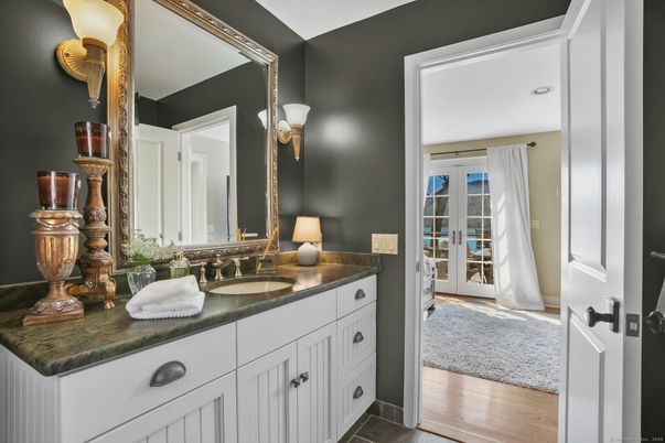 Bathroom, Interior, Wood Texture Flooring