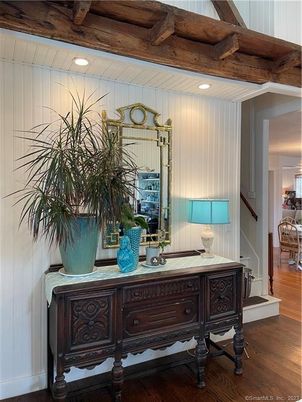 Interior, Recessed Lighting, Wooden Beams, Wood Texture Flooring