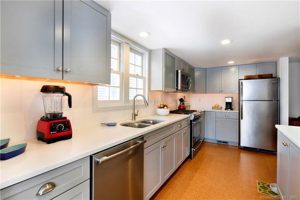 Interior, Kitchen, Recessed Lighting, Stainless Steel Appliances