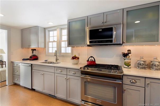 Interior, Kitchen, Recessed Lighting, Stainless Steel Appliances