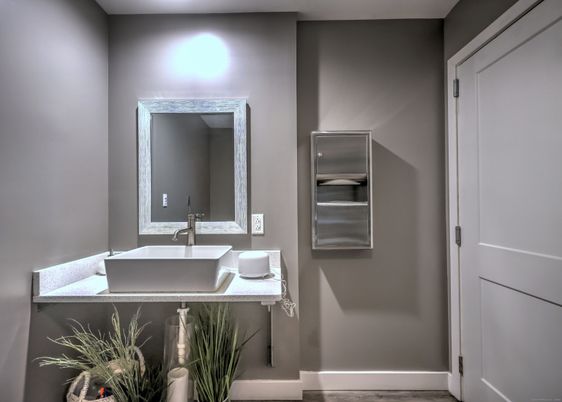 Bathroom, Interior, Recessed Lighting