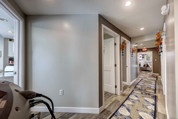 Interior, Recessed Lighting, Wood Texture Flooring