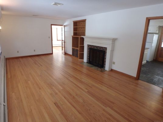 Empty room, Fireplace, Interior, Wood Texture Flooring