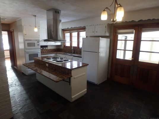 Interior, Kitchen, Pendant Lights, Wood Texture Flooring