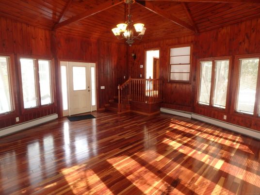 Chandelier, Empty room, Interior, Wooden Beams, Wooden Ceilings, Wood Texture Flooring, Wooden Walls