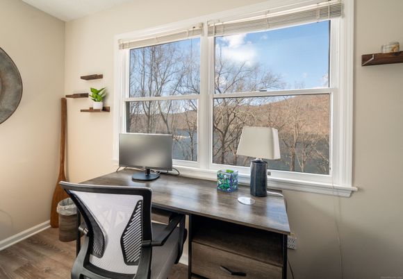 Home Office, Interior, Wood Texture Flooring