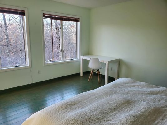 Bedroom, Home Office, Interior, Wood Texture Flooring