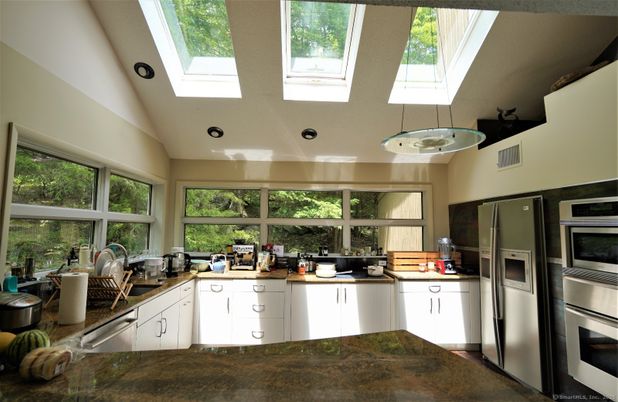 Interior, Kitchen, Recessed Lighting, Stainless Steel Appliances
