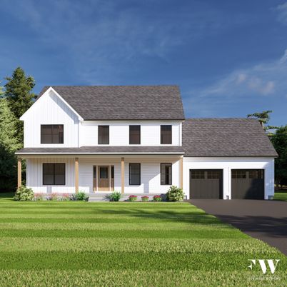 Attached, Exterior, Facade, Farmhouse