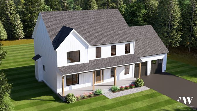Exterior, Facade, Farmhouse