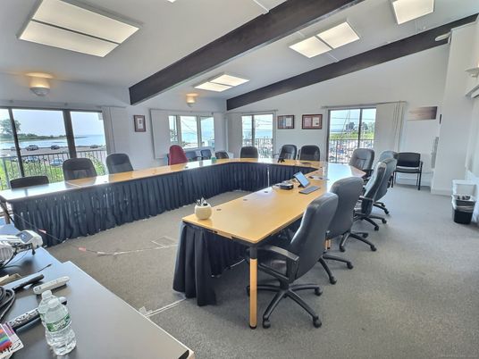 Home Office, Interior, Wooden Beams